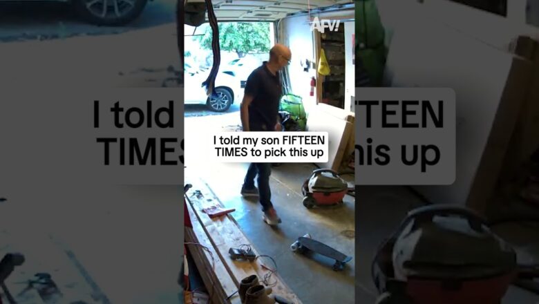 I told my son FIFTEEN TIMES to pick this up