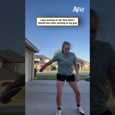I was working on my form when I should have been working on my grip