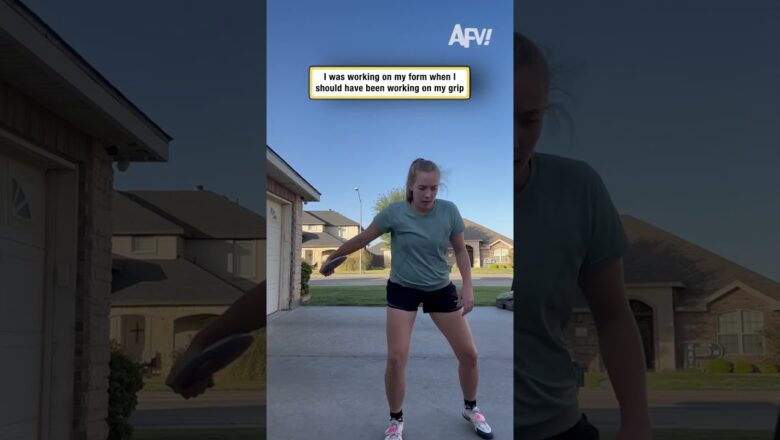 I was working on my form when I should have been working on my grip