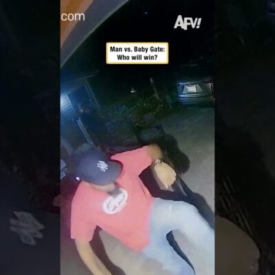 Man vs. Baby Gate: Who will win?