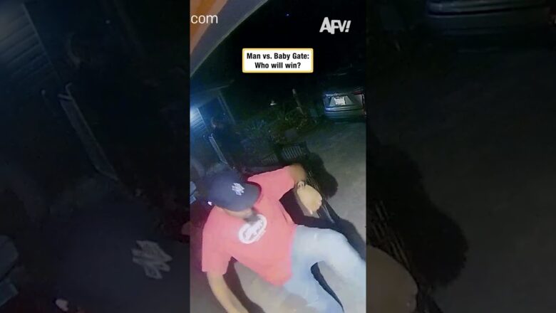 Man vs. Baby Gate: Who will win?