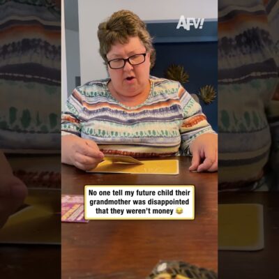 No one tell my future child their grandmother was disappointed that they weren’t money 😂