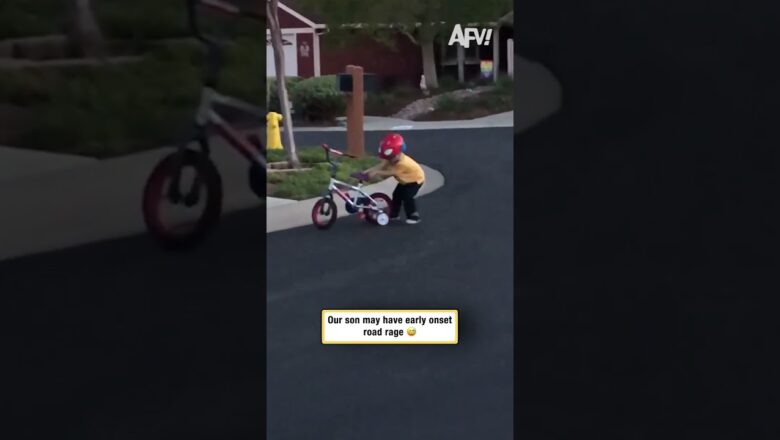 Our son may have early onset road rage 😅