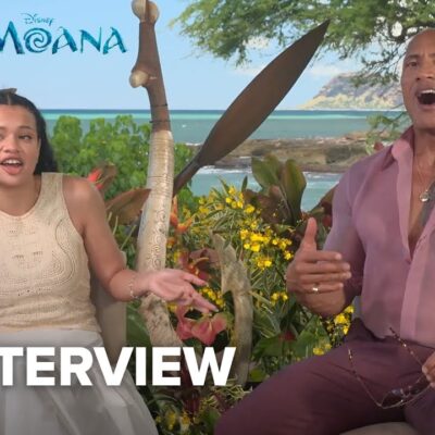 “Thank God I Had an Amazing Partner” Dwayne Johnson & Catherine Laga’aia on Action/Dance in ‘Moana’