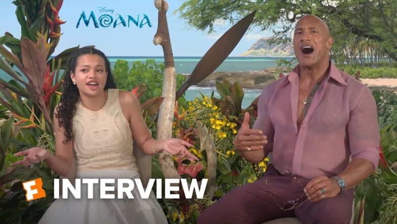 “Thank God I Had an Amazing Partner” Dwayne Johnson & Catherine Laga’aia on Action/Dance in ‘Moana’
