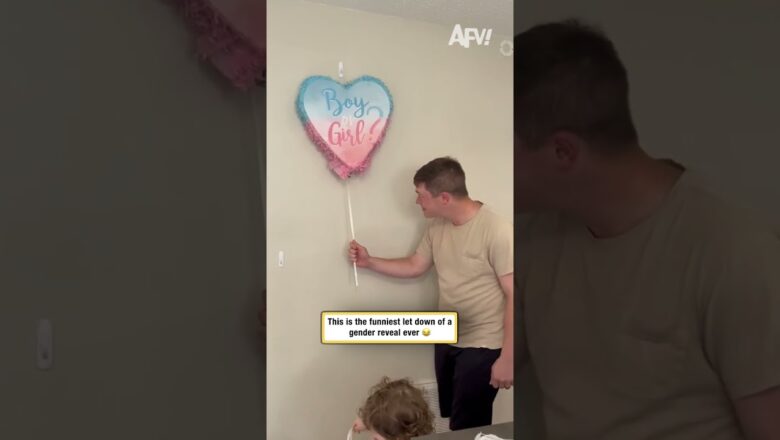 This is the funniest let down of a gender reveal ever 😂