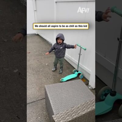 We should all aspire to be as chill as this kid