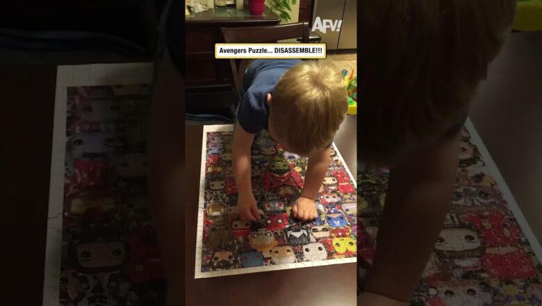 Avengers Puzzle… DISASSEMBLE!!!