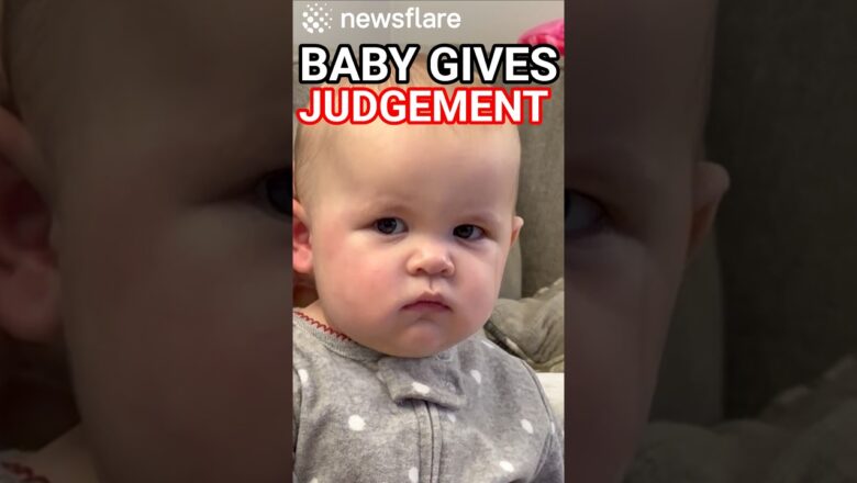 Baby’s Hilarious Reaction To Sneezing