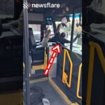 Crazy Man Takes Over The Bus
