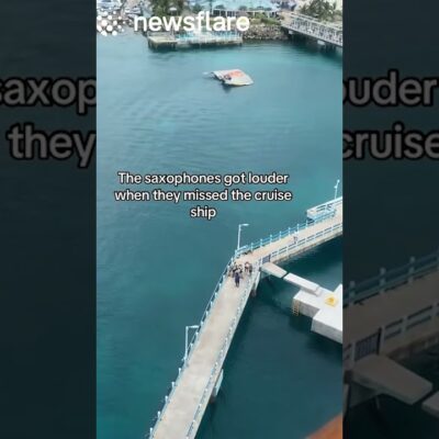 Cruise Passangers Miss The Boat