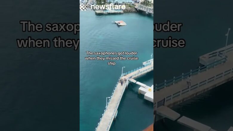 Cruise Passangers Miss The Boat