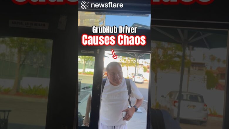 GrubHub Driver Has an Outburst