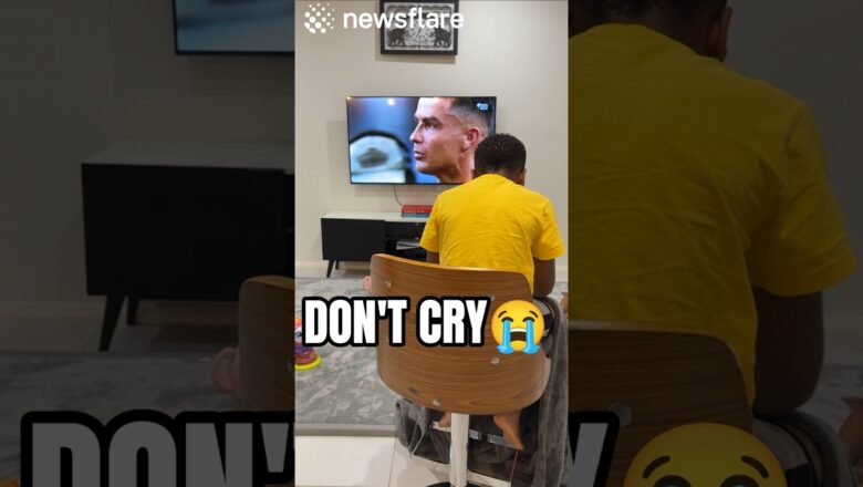 Kid Breaks Down In Tears Over Football