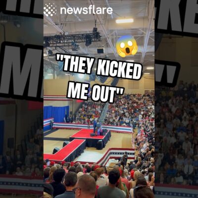 Man Kicked Out Of Trump Rally For Booing