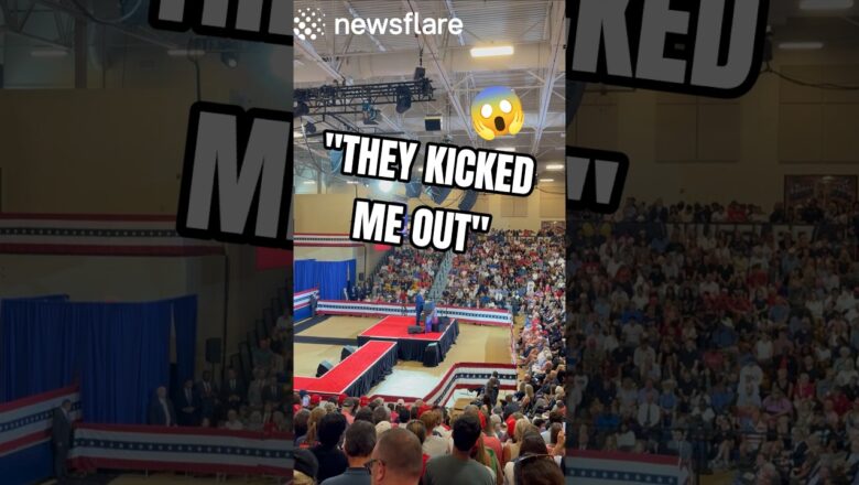 Man Kicked Out Of Trump Rally For Booing