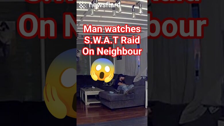 Man Stays Unusually Calm During S.W.A.T Raid