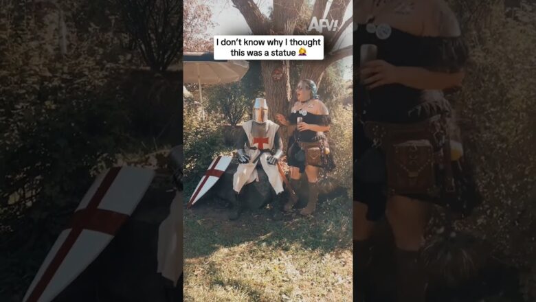 Nobody Expected the Knight to Move 😆 #prank #renfaire #hilarious