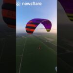 Paramotor Pilot Soaks In The View