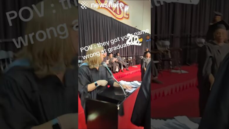 POV: They Get Your Name Wrong At Graduation