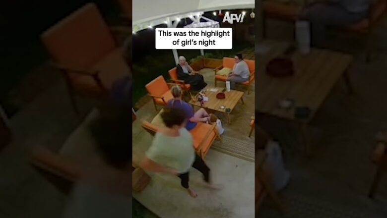 She ruined her own exit 😂 #afv #fail #funny