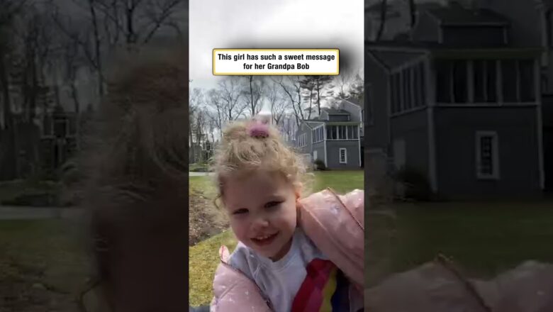 The way she wishes Grandpa well is actually hilarious #shorts #funny #cute