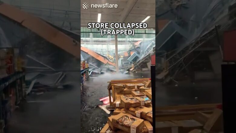 Trapped In Store After Roof Collapse