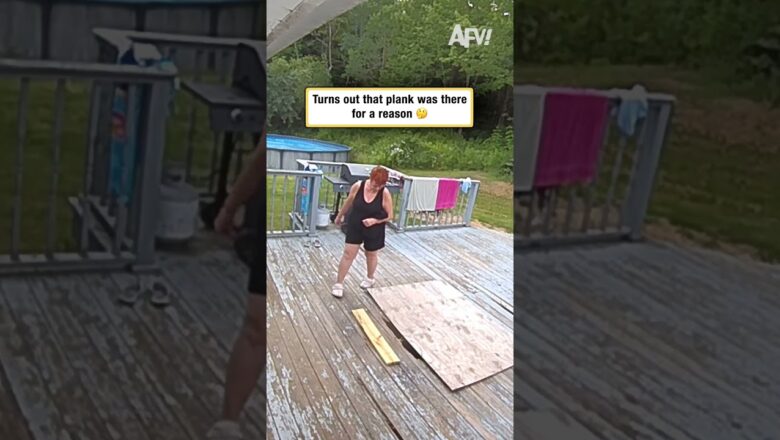 Turns out that plank was there for a reason 🤔