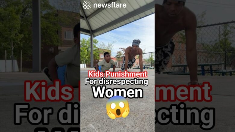 Uncle Punishes Nephew For Hitting a Girl