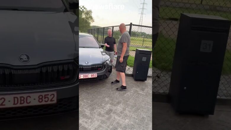 Violent Hail Stones Destroy Cars