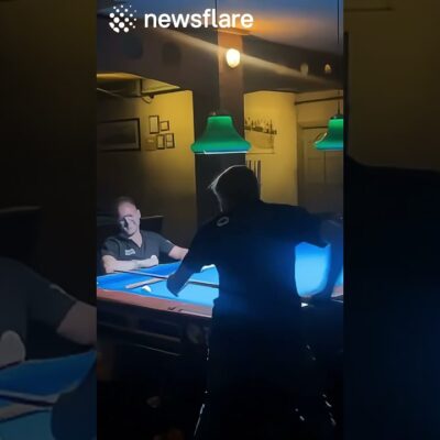 Billiards Game Turns Into a Chaotic Moment
