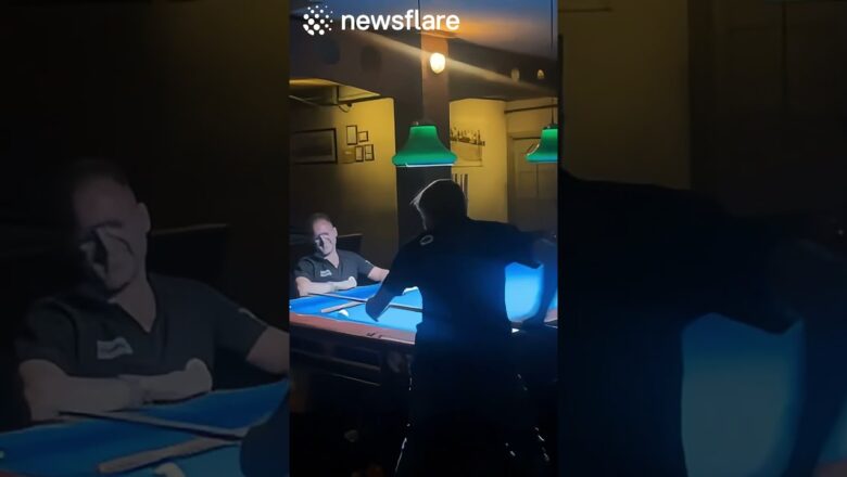 Billiards Game Turns Into a Chaotic Moment