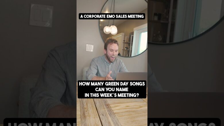 Corporate Emo Sales Meeting – Green Day Edition #greenday #nimrods
