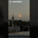 Crowds Gather In Masses For Solar Eclipse