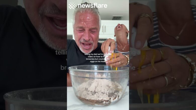 Daughter Smashes Eggs On Her Dads Head