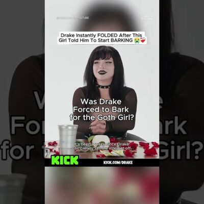 Did Kick STAGE Drake’s ‘Goth Baddie’ Bark 😳