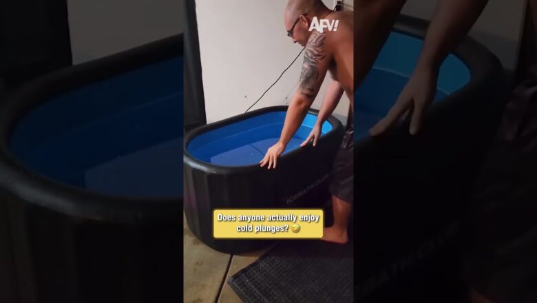 Does anyone actually enjoy cold plunges? 🤣