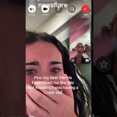 Friends Cheer Up Friend With Funny Makeup