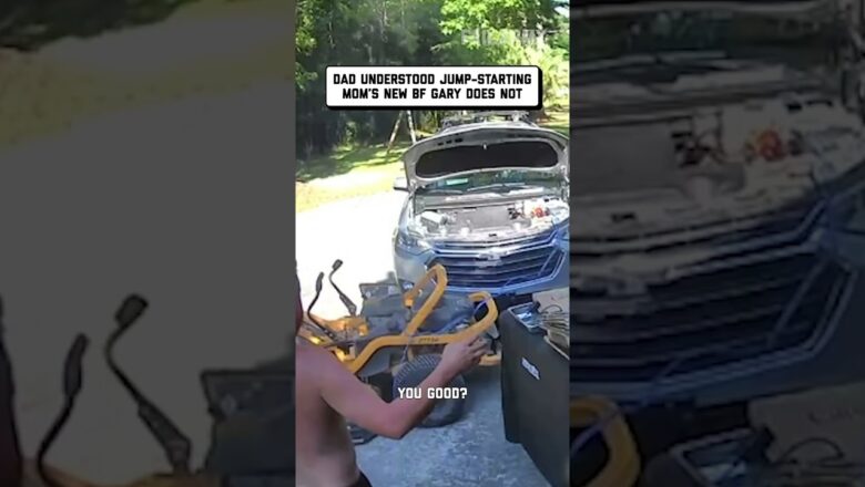 He needs to learn this lesson on his own #cctv #carfails #diyfail #humor #fail