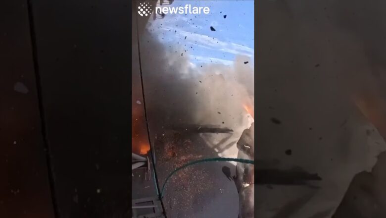 Navy War Ship Destroys Training Ship With Harpoons