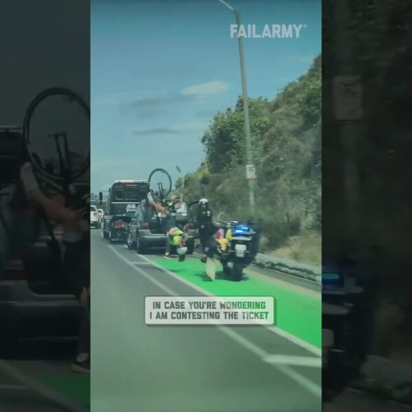 Officer, I was pacing for a new PR! #biking #bikingfail #accident #crash #fail
