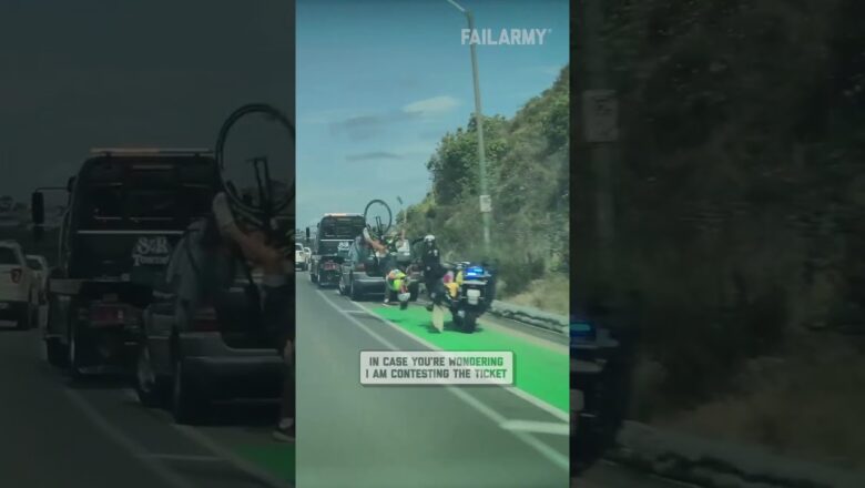Officer, I was pacing for a new PR! #biking #bikingfail #accident #crash #fail