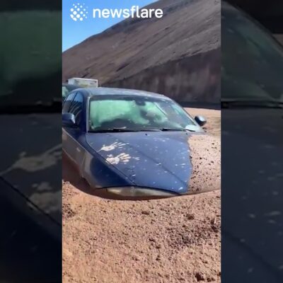 Our Cars Got Stuck In The Mud