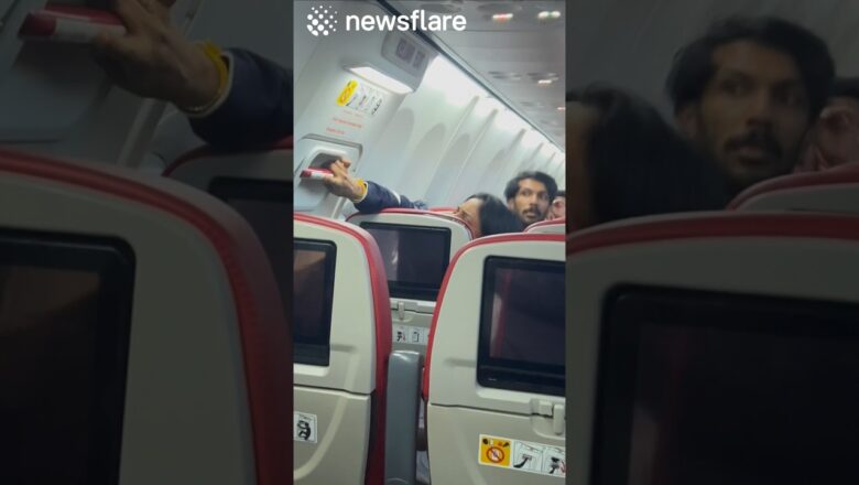 Plane Erupts Into Panic After Scary Noises