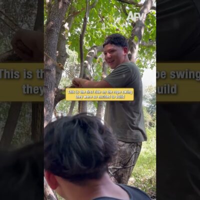 Rope swing gone wrong instantly #fail #shorts