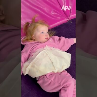 She’s got NO FEAR on that slide 💪 #kids #afv