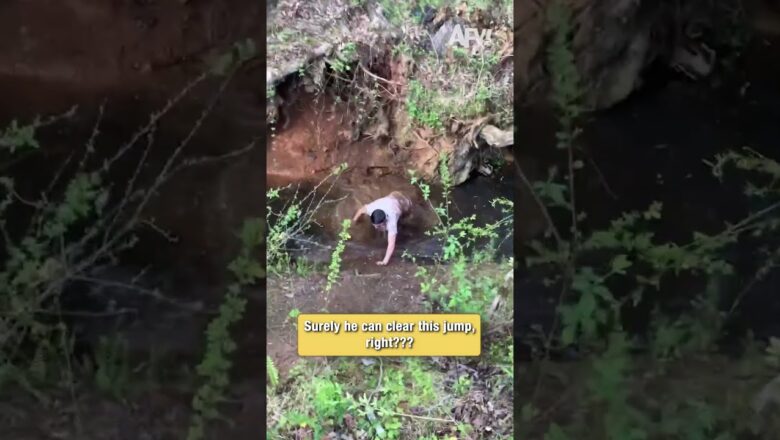 That’s Why You Don’t Jump Over Creeks π
#fail #shorts #afv