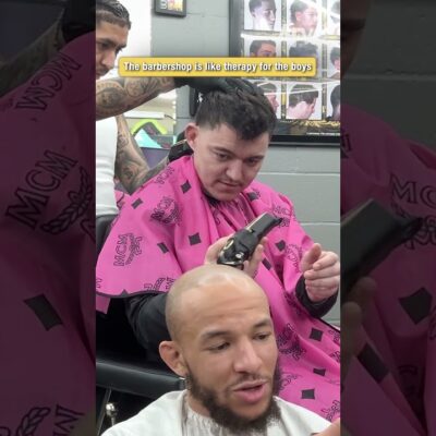 The barbershop is like therapy for the boys