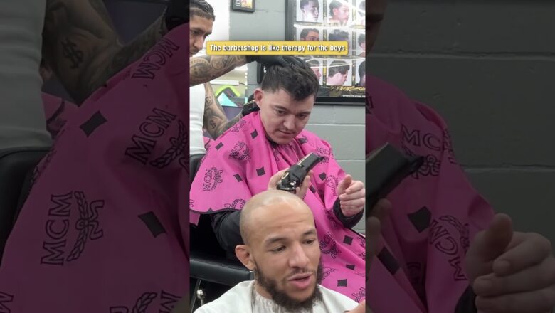 The barbershop is like therapy for the boys