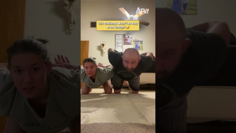 This challenge wasn’t as easy as he thought 🤣